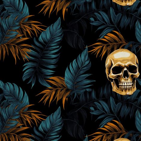 Tela Oxford decorativa para exteriores - Motivo de calavera I DX4736 (1/5)