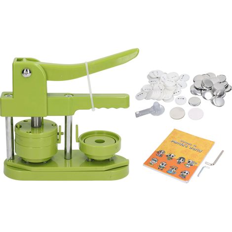 Machine à fabriquer des badges 100 kits DIY, presse à boutons 58 mm, cadeau familial (1/5)