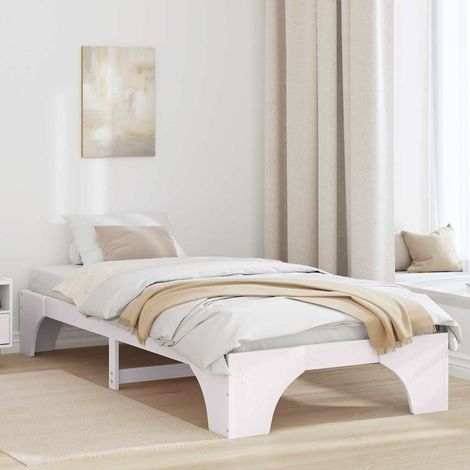 Estructura de cama 90 x 200 cm Madera de pino macizo vidaXL (1/5)