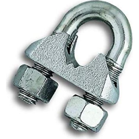 FPLUS sujetacables din741 m- 4 , Sujetacables DIN-741 cincado M-4