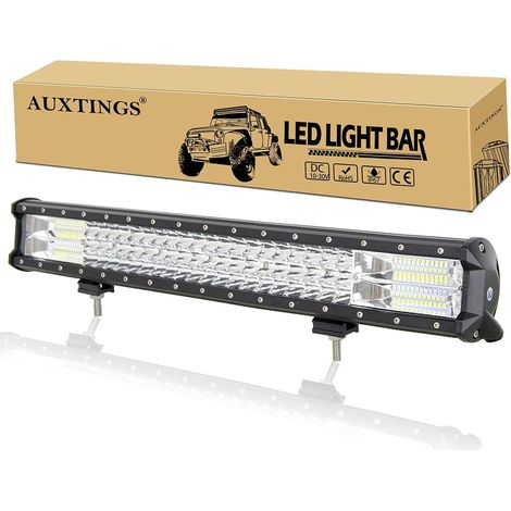 1 Barre lumineuse LED 55 cm 324W Triple rangée Faisceau Combo IP67 Véhicules 4x4 (1/5)