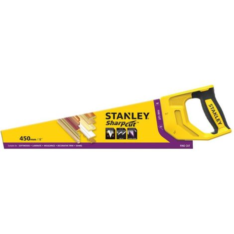 Stanley STHT20370-1 Sharpcut Säge, 45 cm, 11 Zähne pro Zoll, Holz