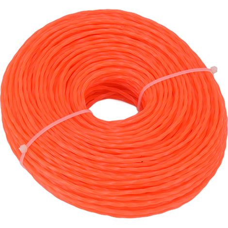 Fil nylon pour débroussailleuse 3,0 mm, 85 m, corde torsadée, pour tondeuse et coupe-herbe domestique (1/4)