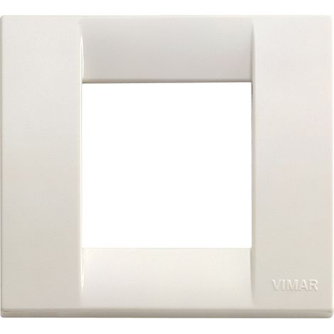 VIMAR - 17097.04 Placca Classica 1-2M bianco Idea