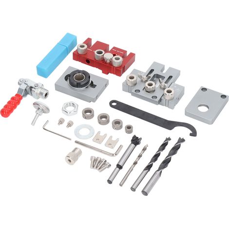 Gabarit de Perçage pour Cheville en Aluminium, Outil de Menuiserie Précise (1/5)