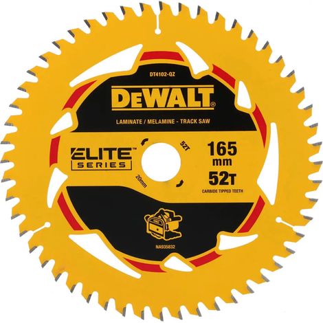 DEWALT DT4102-QZ DT4102 Laminate/Melamine Blade 165 x 20mm x 54T DEWDT4102QZ