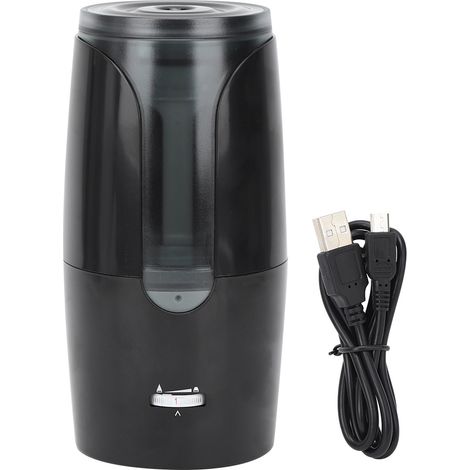 Taille-crayon électrique automatique 8028 noir pour étudiants, fournitures scolaires de bureau (1/5)