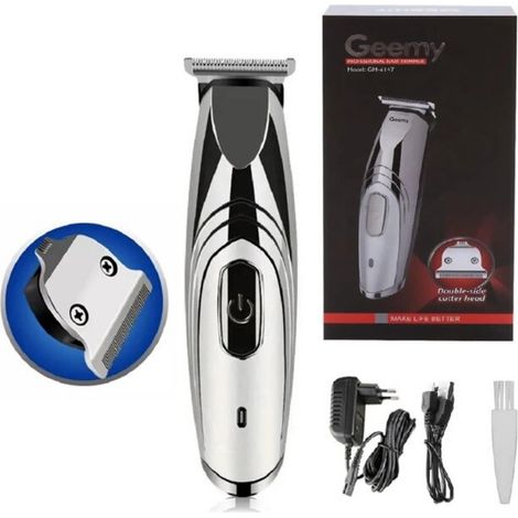 Trade Shop - Tagliacapelli Rifinitore Professionale A Batteria Ricaricabile Elettrico Gm-6147 - (1/5)