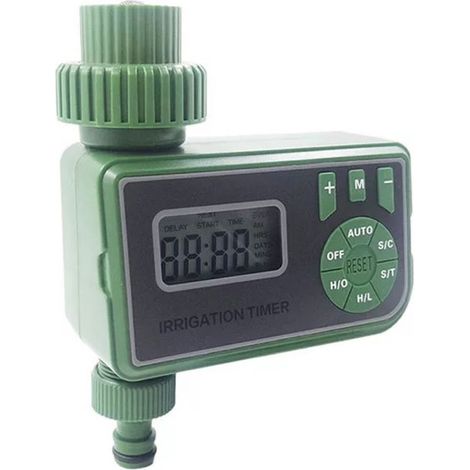 Gartenbewässerungssteuerung mit LCD-Bildschirm, automatischem Timer und Wassersparfunktion, digitaler Zeitschaltuhr für Pflanzen (1/5)