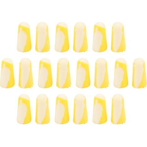 Ortviai Bouchons d’oreilles en mousse PU – 10 paires, forme balle, réduction de bruit 95 %, confort optimal pour dormir (1/3)