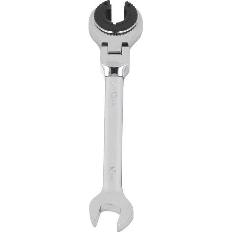 12mm 72-tooth brake line wrench, adjustable angle CR V, steel oil line, open ratchet (1/5)