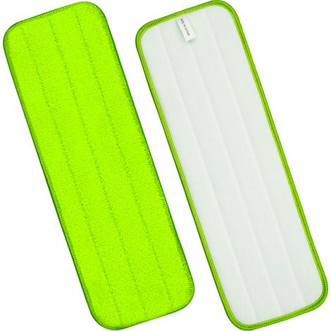 Compatible avec les lingettes de balai plates auto-agrippantes Swiffer PowerMop et les têtes de balai lavables en microfibre. (1/5)