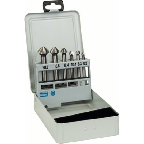 Bosch Fresadoras cónicas HSS metal alta precisión 6 uds