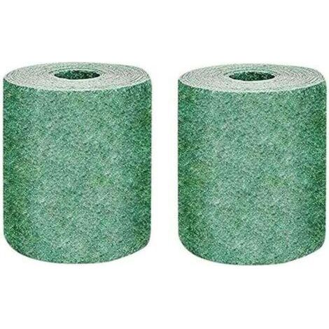 BUNTHAUS Rouleau de tapis de semences de gazon, tapis de culture d'herbe biodégradable 10FT, tapis de semences de gazon engrais jardin pique-nique jardinage tapis de plantation de pelouse 20 × 300cm--
