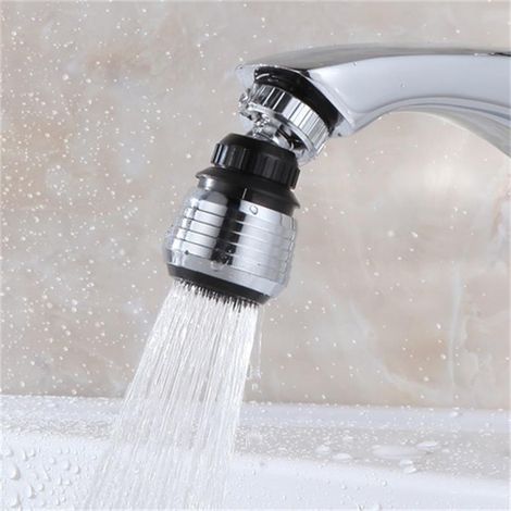 Kunststoff-Wasserhahn-Luftsprudler in Metalloptik, wassersparend, für Küche und Bad, schnelle und einfache Installation, Großpackung, umweltfreundlicher Durchflussbegrenzer