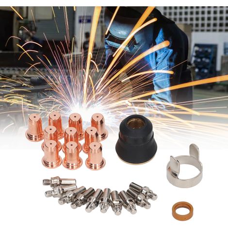 Kit d'accessoires pour torche de découpe plasma PT60 de 23 pièces