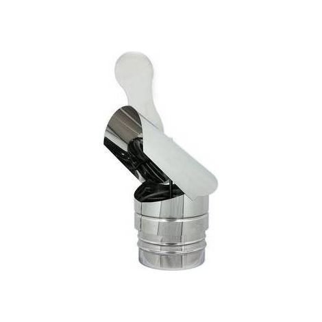TERMINALE GALLO TONDO INOX Diam. 200 DK