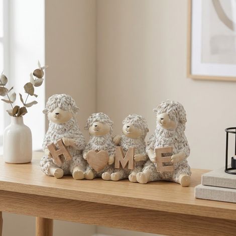 Shaggy Sheep Home Ornament (1/2)