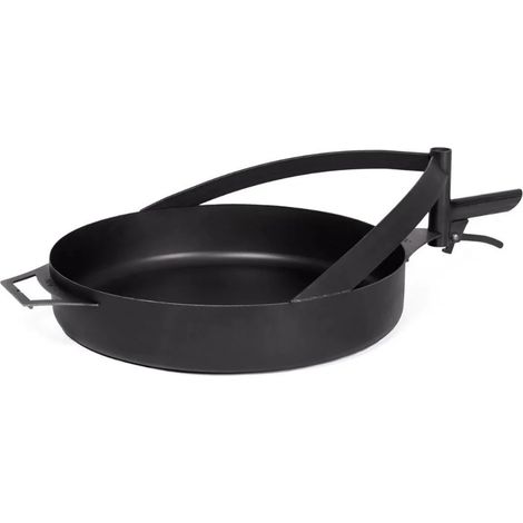 Feuerpfanne 50 cm, Pfanne für Feuerschale, Naturstahl Grillpfanne (1/5)