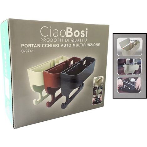 Porta Oggetti Sedile Auto Portabicchieri Organizer Tazza universale