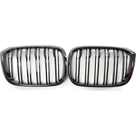La griglia a doppia linea (lato sinistro 51712462817, lato destro 51712462818) è applicabile ai modelli BMW X3 X4 G01 G02 G08 dal 2018 al 2021 e include la griglia centrale.