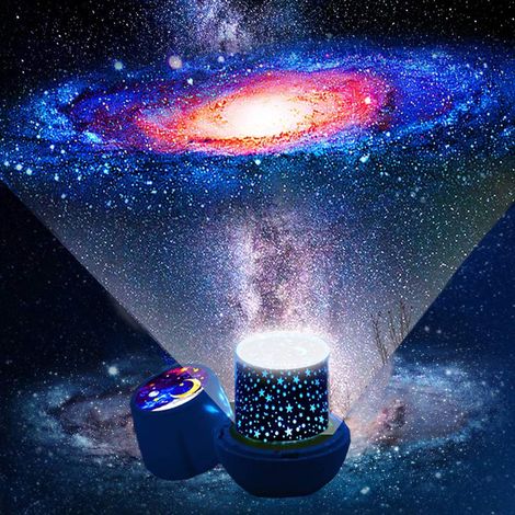 Projecteur de ciel étoilé à LED avec veilleuse, rotation à 360°. (1/5)