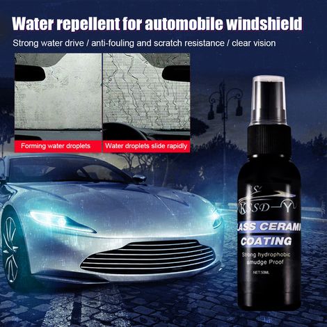 Spray anti-buée pour pare-brise et rétroviseurs de voiture (50 ml) : protection contre la buée et la condensation (1/5)