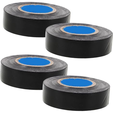 Ruban isolant en PVC noir, 4 rouleaux de 25 m pour câble (1/5)