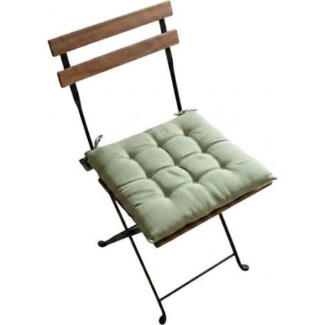 Galette de Chaise extérieur 40 x 40 cm Waltz Vert Olive (1/5)