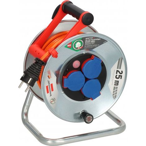 Brennenstuhl Carrete de cable IP44 naranja 25 m (1/4)