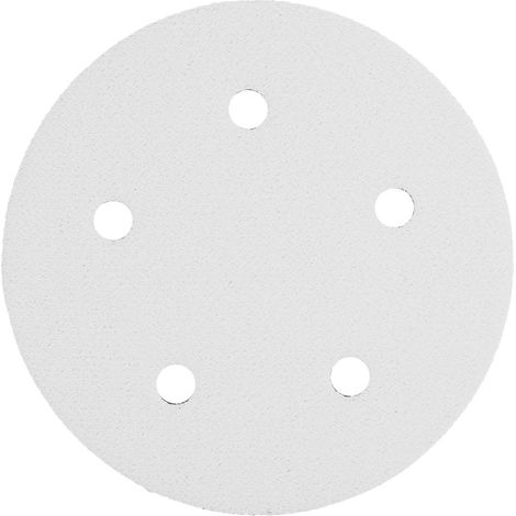 Coussinet d'interface en éponge souple de 125 mm de diamètre pour tampons de ponçage (5 trous) (1/5)