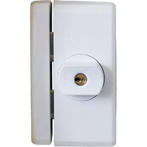 Serrure de Fenêtre FTS96A AL0089 - Verrou avec Mécanisme de Verrouillage Intuitif et Alarme, à Verrouillage Identique - Niveau de Sécurité 10 - 78563 - Blanc (1/2)