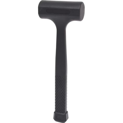 KS Tools 140.5254 Mazzuola in Gomma, Antirimbalzo, in Solido Poliuretano-Fibra di Vetro, Peso 690 G