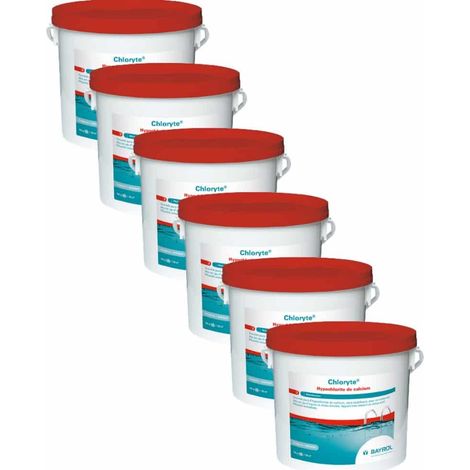 Pack Chloryte - Chlore non stabilisé 5 kg Bayrol Quantité Pack de 6