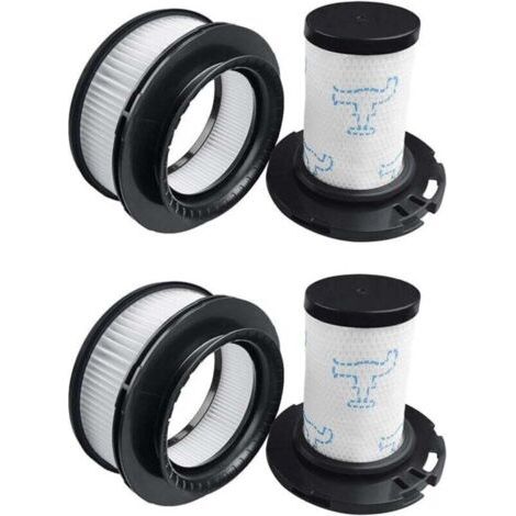 Lot de 4 Filtre pour Rowenta X-Force Flex 11.60 12.60 14.60 15.60 Animal RH9878 RH9898 RH9958 RH99F1 Aspirateur, 2 Filtres Pré-moteur + 2 Filtres Post-moteur, Remplacement ZR009007 ZR009008 (1/5)