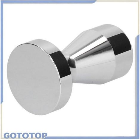 Pilon à café Doseur de café en acier inoxydable, marteau de presse Compact italien pour table moulin 49mm / 1,93 pouces (1/5)