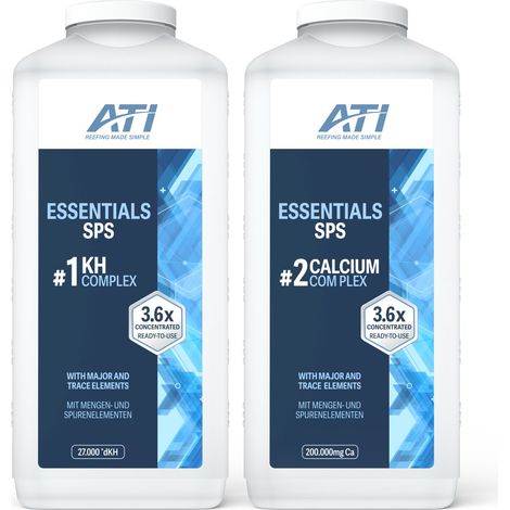 ATI Essentials SPS Set 2x2700 ml Balling für Meerwasseraquarien