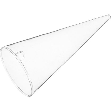 Vase mural en verre transparent au design minimaliste UKCOCO, de forme conique, idéal (1/5)