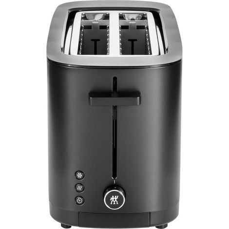 Zwilling 1026860 Tostapane 4 Fette 1800 W con Funzione Scongelamento e Riscaldamento colore Nero