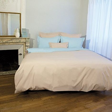 Housse de Couette Coton Sable 140 x 200 cm