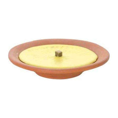 Vela de citronela terracota de 145 mm, piedra volcánica 05898