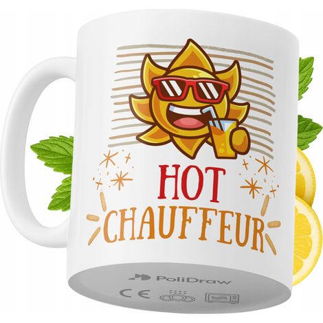 Lustiger Chauffeur-Becher mit witzigem Textdesign – ideal für Geburtstage, Namenstage und Feiertage. Premium-Becher für besondere Anlässe, ob zu Hause, im Büro oder bei der Arbeit. Farbe: Weiß, 330 ml