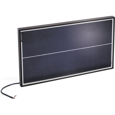 esotec monokristallines Solarmodul, 25Wp, 18V, 490x279x25mm, wetterfest, 130110 (1/5)