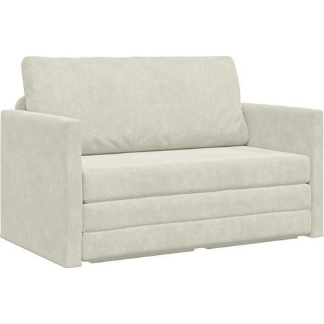 Maison Exclusive - Schlafsofa Creme 124 x 71 x 78 cm Samt
