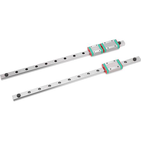 Glissière linéaire MGN12 avec bloc coulissant, accessoire imprimante 3D pour Prusa MK3S, guide de précision en acier, kit de remplacement, pièce de rechange robuste. (1/5)