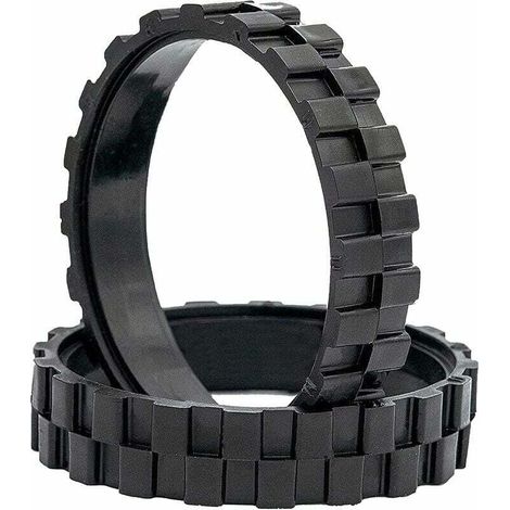 SABIR PNEUS Roues pour IROBOT ROOMBA séries 500, 600, 700, 800 et 900 (Pack 2 unités) Antidérapant, adhérence exceptionnelle et Montage Facile (2 pièce, noir) (1/5)