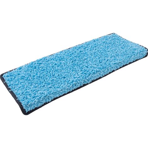 Shaggy-Stufenmatte Barcelona Hellblau 181 Rechteckig 23,5 x 65 cm