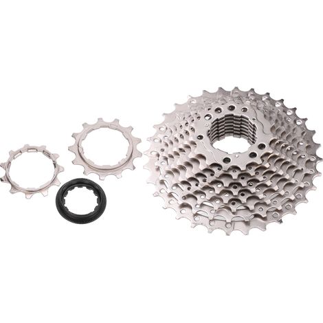 Cassette vélo 11-32T 10 vitesses, pignon de roue libre, accessoire de rechange argenté