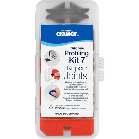 Cramer CRA 40407 EN Fugen-und Silikon-Profil-Kit Fliesen Set (1/5)