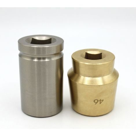 Bussola antiscintilla 38 mm 1 pollice quadro bronzo all'alluminio